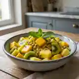 Salade de fruits exotiques fraîche au sirop d’agave, légère et vitaminée