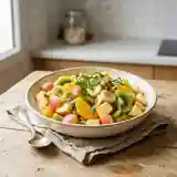 Salade de fruits frais parfumée au miel et citron vert