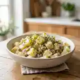 Salade de pommes de terre légère et savoureuse