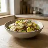 Salade de pommes de terre tièdes à la moutarde