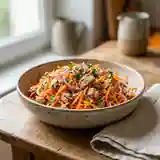 Salade de thon au citron et carottes râpées