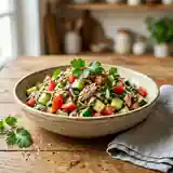 Salade de thon mauricienne fraîche et savoureuse