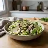 Salade de topinambours au jambon