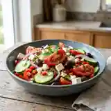 Salade d'été fraîcheur aux légumes croquants et herbes