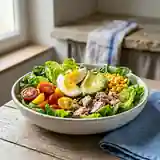 Salade Dominique fraîche et gourmande : recette facile et rapide