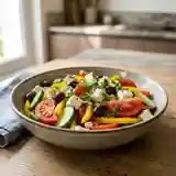 Salade ensoleillée gourmande et fraîche