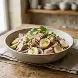 Salade exotique de thon à la banane façon Tahiti