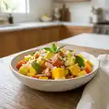 Salade exotique des îles au rhum blanc