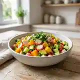 Salade exotique fraîcheur au surimi des îles