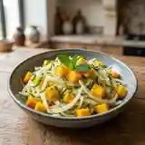 Salade fraîche de fenouil croquant à la mangue sucrée