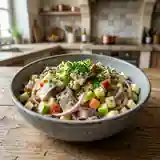 Salade fraîche de harengs aux deux pommes croquantes