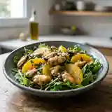 Salade fraîche de moules à l'orange et herbes aromatiques