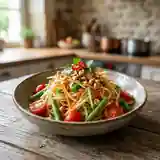 Salade fraîche de papaye verte à la thaïlandaise