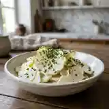 Salade fraîche de patisson croquant aux herbes