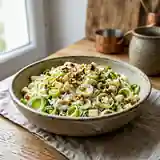 Salade fraîche de poireaux à la normande