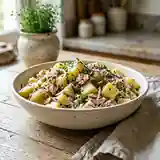 Salade fraîche de pommes de terre au thon facile et rapide