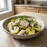 Salade fraîche de raie aux pommes de terre fondantes
