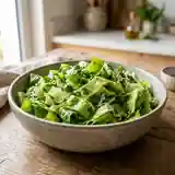 Salade fraîche de scarole à la pimprenelle