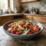 Poulet au Gingembre et Tomates à la Menthe