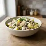 Salade de morue aux pommes de terre
