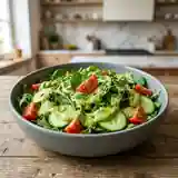 Salade fraîcheur à la sauce onctueuse à l'avocat