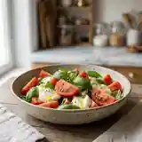 Salade fraîcheur au basilic : recette simple et rapide