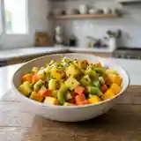 Salade fraîcheur aux fruits tropicaux variés