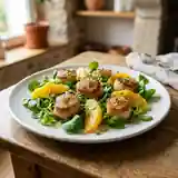 Salade fraîcheur de Saint-Jacques aux agrumes