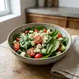 Salade fraîcheur d'épinards méli-mélo