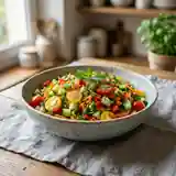 Salade au Concombre et Menthe Vive