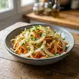 Salade fraîcheur orientale au fenouil et carottes râpées
