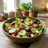 Salade fraîcheur p'tite moune : recette légère et savoureuse