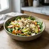 Salade fraîcheur sucrée-salée aux fruits et légumes croquants