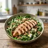 Salade gourmande au poulet et gorgonzola