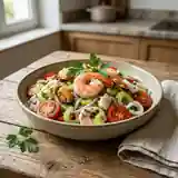 Salade marine savoureuse "La Merveilleuse" aux fruits de mer frais