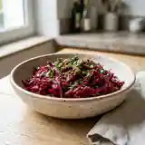 Salade marocaine de betteraves fraîche et parfumée