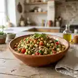 Salade marocaine épicée de pois chiches légère et savoureuse