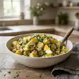 Salade Piémontaise au Curry et Herbes Fraîches