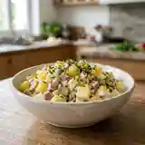 Salade piémontaise traditionnelle de Jean-Pierre : recette facile et gourmande