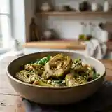 Salade tiède d'artichauts fondants aux herbes fraîches