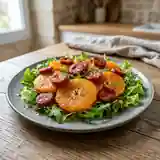 Salade tiède d'oranges et chorizo relevée
