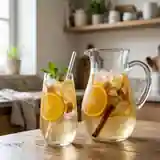 Sangria au vin blanc maison : recette fraîche et fruitée facile