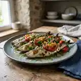 Sardines grillées acidulées à la tomate