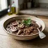 Sauce au vin rouge et champignons savoureuse pour accompagner vos plats