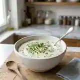Sauce Crémeuse aux Trois Herbes Fraîches