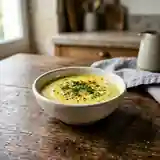 Crème au curry et aneth frais