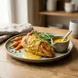 Sauce Curry au Rhum Ambré et Crème Épaisse