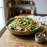 Sauce salade asiatique légère aux agrumes : recette fraîche et parfumée