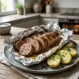Saucisson à cuire en papillote : recette facile et savoureuse