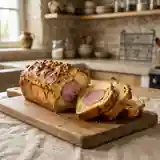Saucisson en brioche moelleuse à la pistache